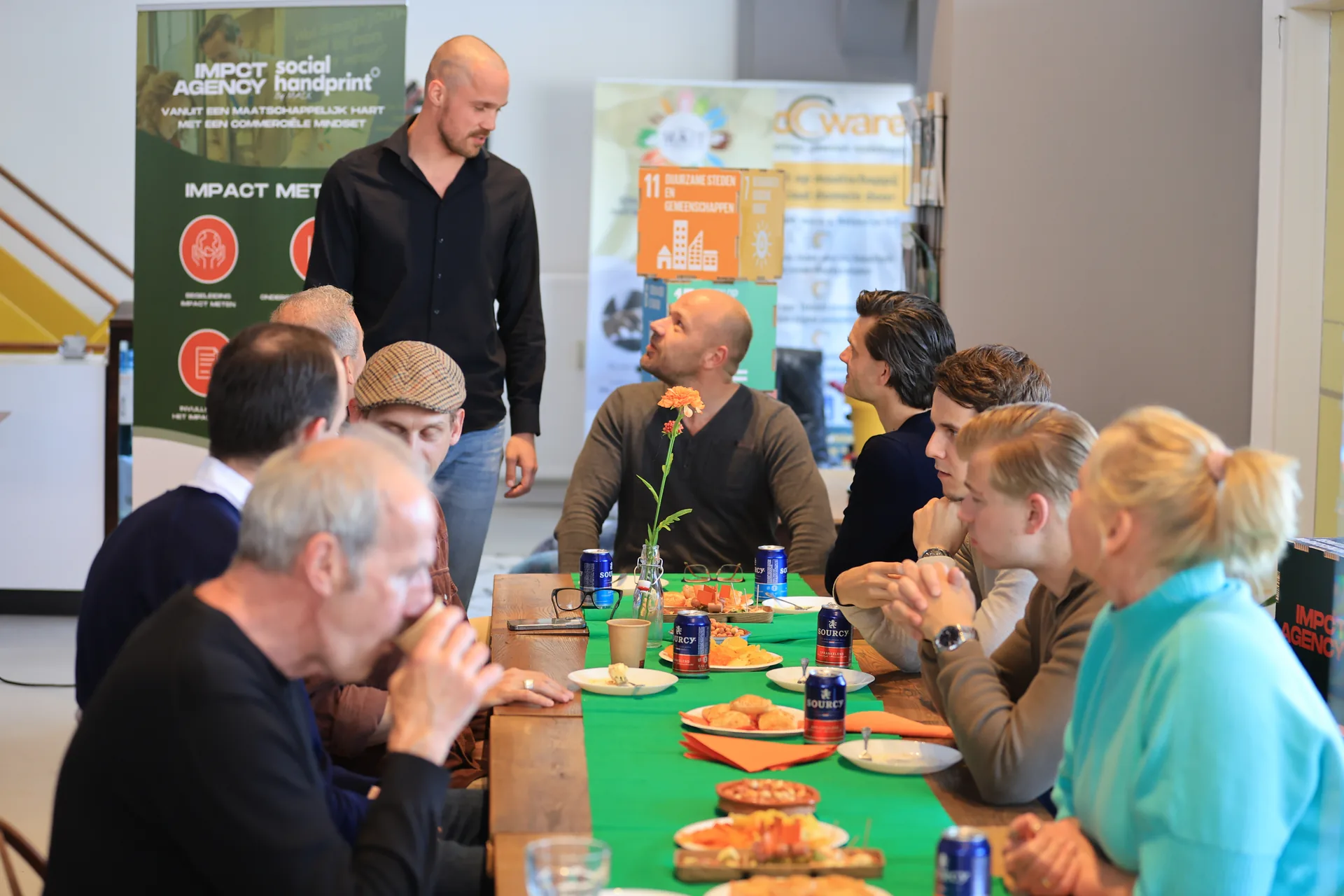 IMPCT Agency tijdens een werksessie over maatschappelijke strategie en CSRD met ondernemers